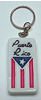 Puerto Rican flag Dominoe Keychain, Domino